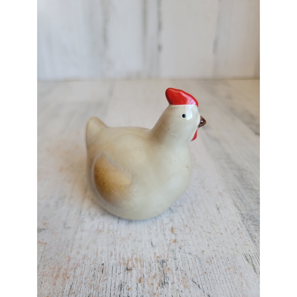 Cracker barrel chicken Farm mini ceramic rooster unique Home figure decor